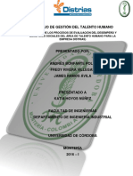 Medición de Los Procesos de Evaluación Del Desempeño y Beneficios Sociales Del Área de Talento Humano para La Empresa Distrias