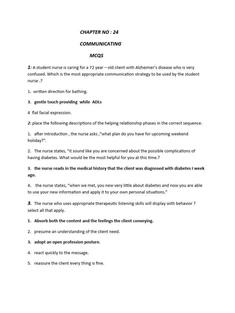 Communication Pdf Nursing Communication