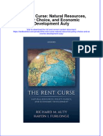 PDF The Rent Curse Natural Resources Policy Choice and Economic Development Auty Ebook Full Chapter