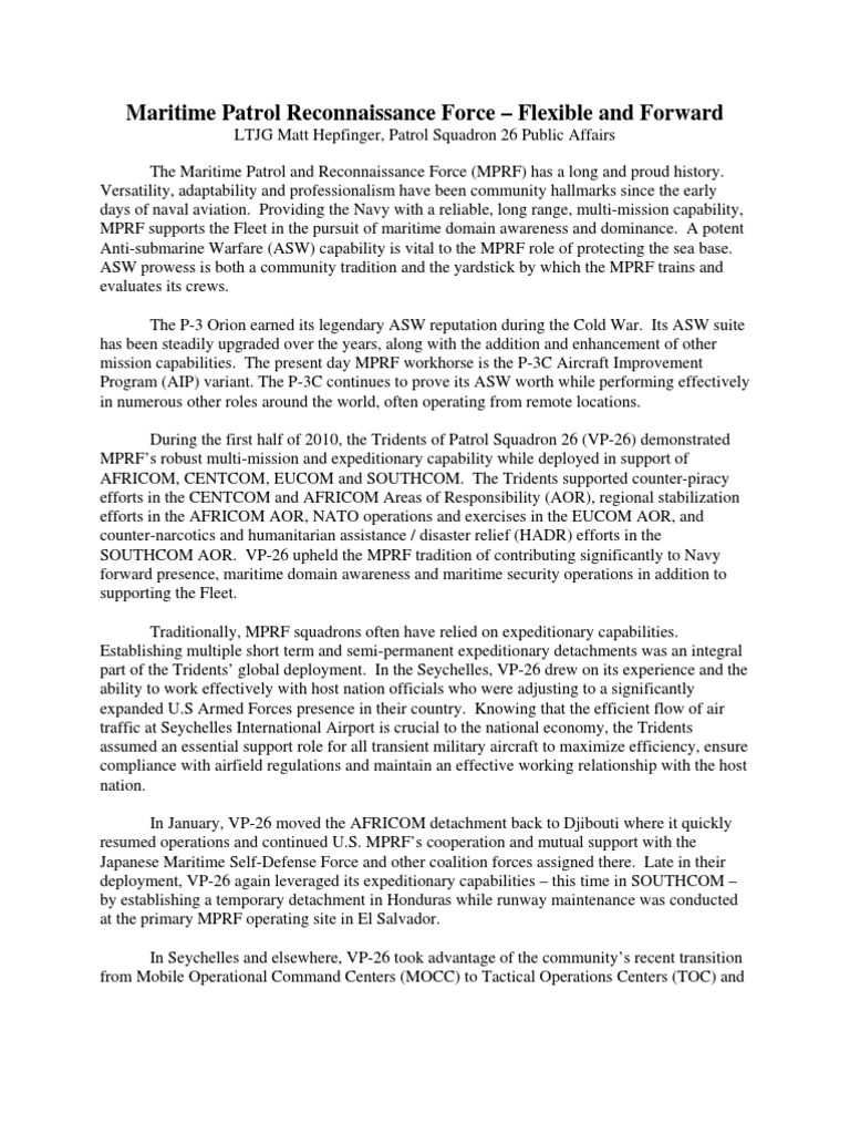 VP 26 Article PDF Military Aviation