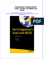 Textbook The C Programmers Study Guide MCSD Exam 70 483 1St Edition Ali Asad Ebook All Chapter PDF