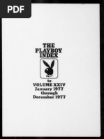 Sim Playboy January-December-1977 24 Index | PDF