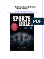 Download pdf The Sports Rules Book 4Th Edition Myles Schrag ebook full chapter 
