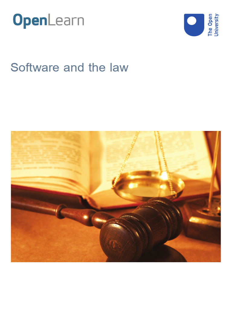 Software and The Law Printable | PDF | Intellectual Property | Copyright