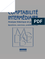 Comptabilité Intermédiaire Analyse Théorique Et Pratique Questions, Exercices, Problèmes, Cas