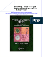Textbook Thermophilic Fungi Basic Concepts and Biotechnological Applications First Edition Salar Ebook All Chapter PDF