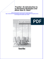 Download pdf The Value Frontier An Introduction To Competitive Business Strategies 2Nd Edition Alex D Stein ebook full chapter 