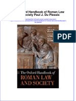 PDF The Oxford Handbook of Roman Law and Society Paul J Du Plessis Ebook Full Chapter