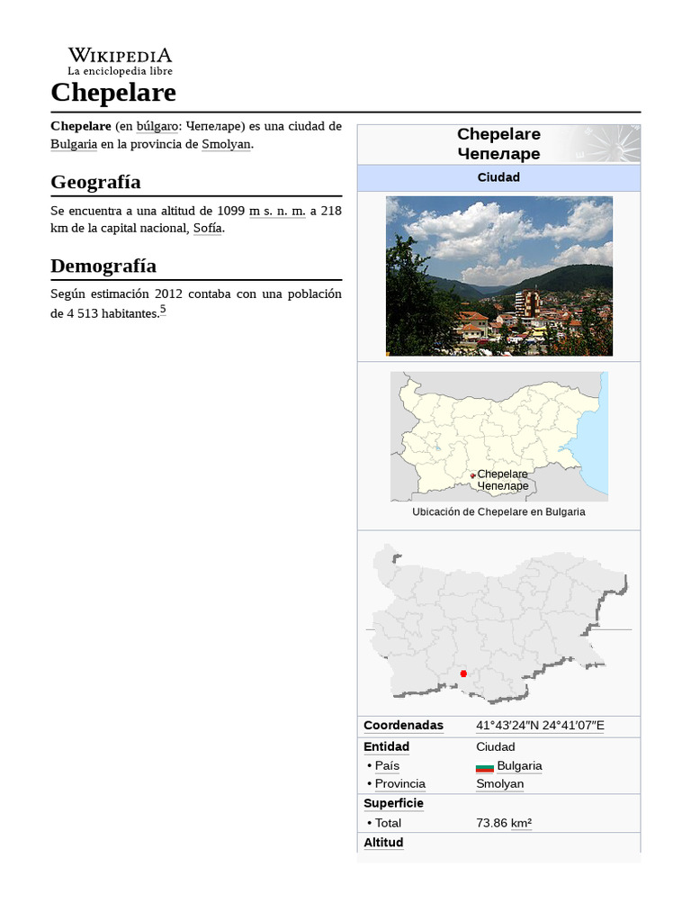 Chepelare: Ciudad Esquí en Bulgaria | PDF