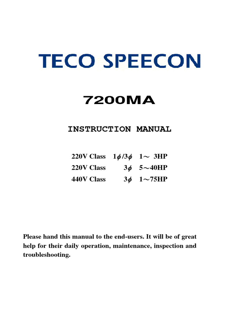 Manual Inverter 7200MA | PDF | Power Inverter | Power Supply