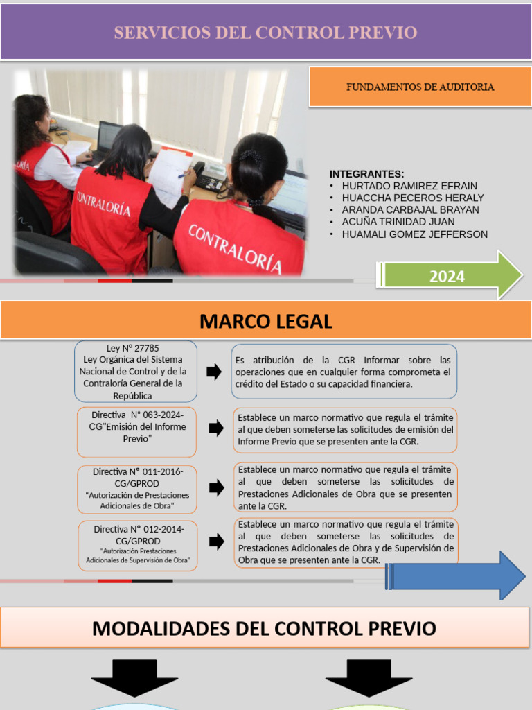 Control Previo en Obras Públicas | PDF | Presupuesto | Business
