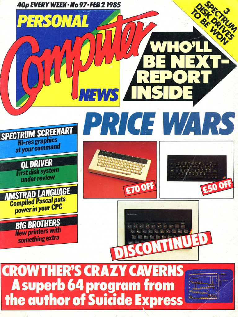 PersonalComputerNews097 02feb1985 | PDF | Computing | Office Equipment