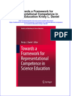Textbook Towards A Framework For Representational Competence in Science Education Kristy L Daniel Ebook All Chapter PDF