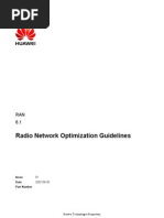 RAN Radio Network Optimization Guidelines