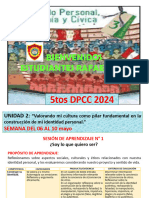 DPCC 5º-Sesion 1 - Unidad 2 Del 06 Al 10 Mayo