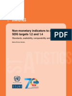 Statistics: Non-Monetary Indicators To Monitor SDG Targets 1.2 and 1.4