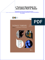 PDF Thoracic Tumours Essentials For Clinician 2Nd Edition Rolf A Stahel Ebook Full Chapter