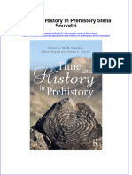 Textbook Time and History in Prehistory Stella Souvatzi Ebook All Chapter PDF