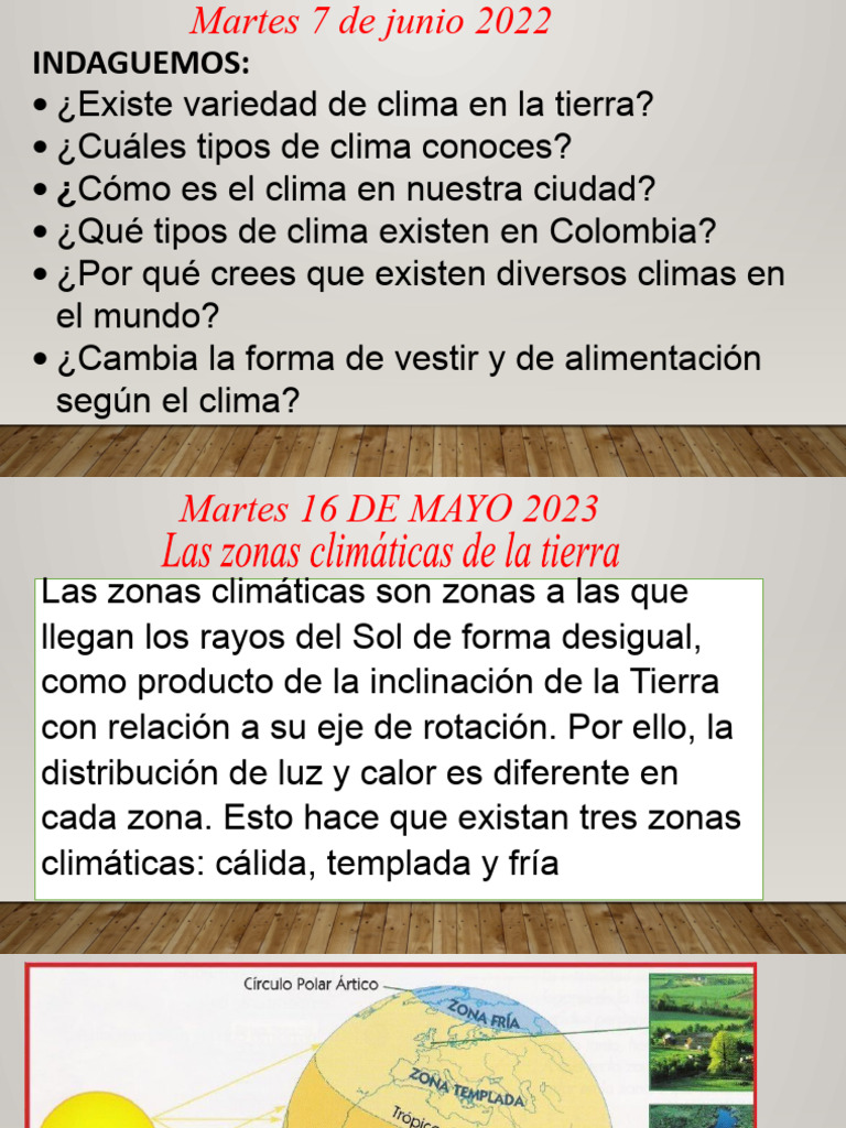 Zonas Climáticas y Estaciones del Año | PDF | Clima | Zona tropical