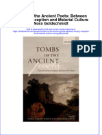 Download textbook Tombs Of The Ancient Poets Between Literary Reception And Material Culture Nora Goldschmidt ebook all chapter pdf 