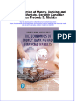 PDF The Economics of Money Banking and Financial Markets Seventh Canadian Edition Frederic S Mishkin Ebook Full Chapter