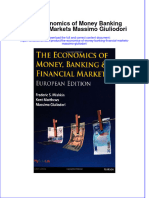 PDF The Economics of Money Banking Financial Markets Massimo Giuliodori Ebook Full Chapter