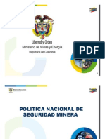 Política Nacional Seguridad Minera, vers 16 nov 2011_MIN_MINAS