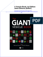 PDF The Giant Vesicle Book 1St Edition Rumiana Dimova Editor Ebook Full Chapter