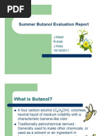 Download Summer Butanol Evaluation Presentation by Pcomgroup SN73160648 doc pdf