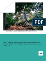 Tema 11 Medidas Reglamentarias de Los Espacios Deportivos.