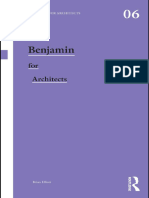 Benjamin For Architects 1nbsped 9780203833872 9780415558143 - Compress