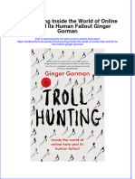 Textbook Troll Hunting Inside The World of Online Hate and Its Human Fallout Ginger Gorman Ebook All Chapter PDF