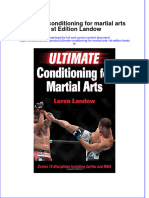 Download pdf Ultimate Conditioning For Martial Arts 1St Edition Landow ebook full chapter 