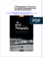 Download full chapter The Art Of Photography A Personal Approach To Artistic Expression 2Nd Edition Bruce Barnbaum pdf docx