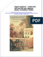 Textbook The Last Pagan Emperor Julian The Apostate and The War Against Christianity 1St Edition Teitler Ebook All Chapter PDF