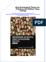 Download pdf Understanding Sociological Theory For Education Practices 2Nd Edition Tiana Ferfolja ebook full chapter 