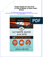 Download pdf The Ultimate Guide For The Avid Indoorsman Life Is Better In Here John Driver ebook full chapter 