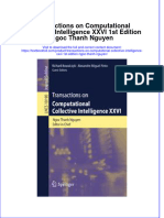 Textbook Transactions On Computational Collective Intelligence Xxvi 1St Edition Ngoc Thanh Nguyen Ebook All Chapter PDF