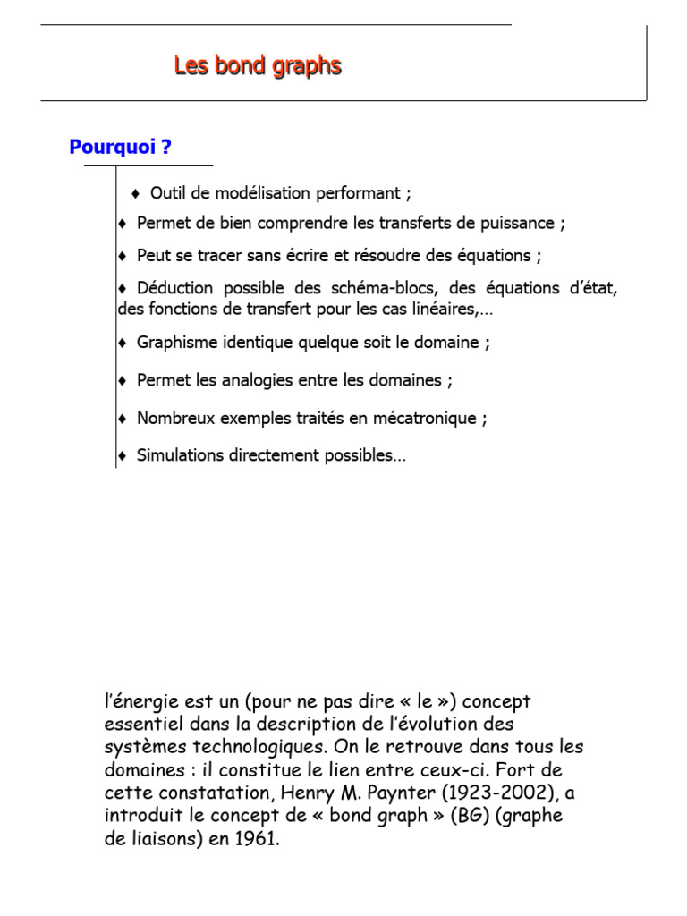 Exercices Corrigés sur les Bond Graphs | PDF | Obliger | Puissance ...