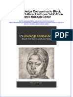 Download full chapter The Routledge Companion To Black Women S Cultural Histories 1St Edition Janell Hobson Editor pdf docx