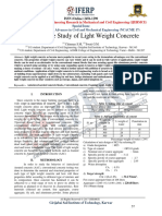 Comparative Study of Light Weight Concrete