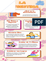 Orange Pink Playful Illustration Self Care Infographics