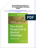 Textbook Virus Derived Nanoparticles For Advanced Technologies Christina Wege Ebook All Chapter PDF