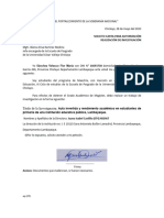 CARTA DE SOLICITUD PARA REALIZACIÓN DE INVESTIGACIÓN (Sanchez Flor)