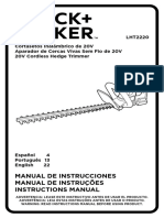 ManualPodadosGalhosBlackDecker LHT2220