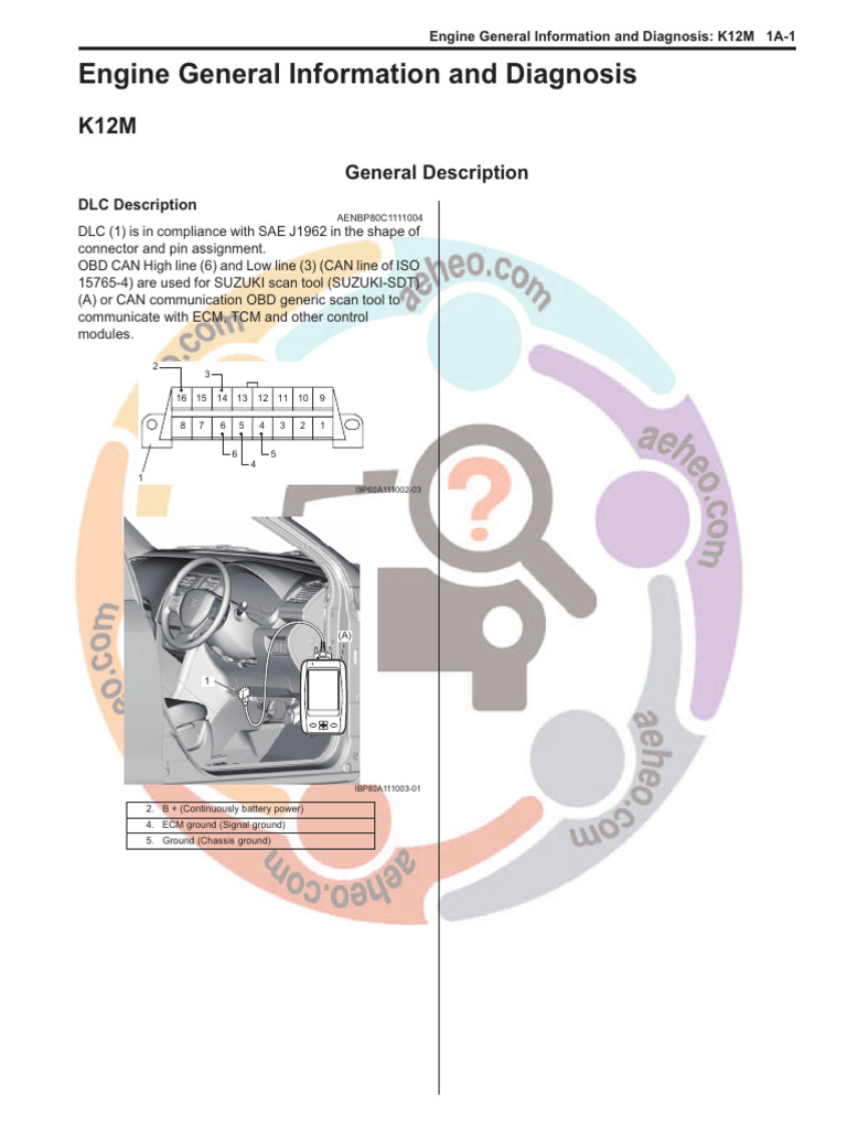 K12M Engine Overview and Diagnostics | PDF | Mechanical Engineering ...