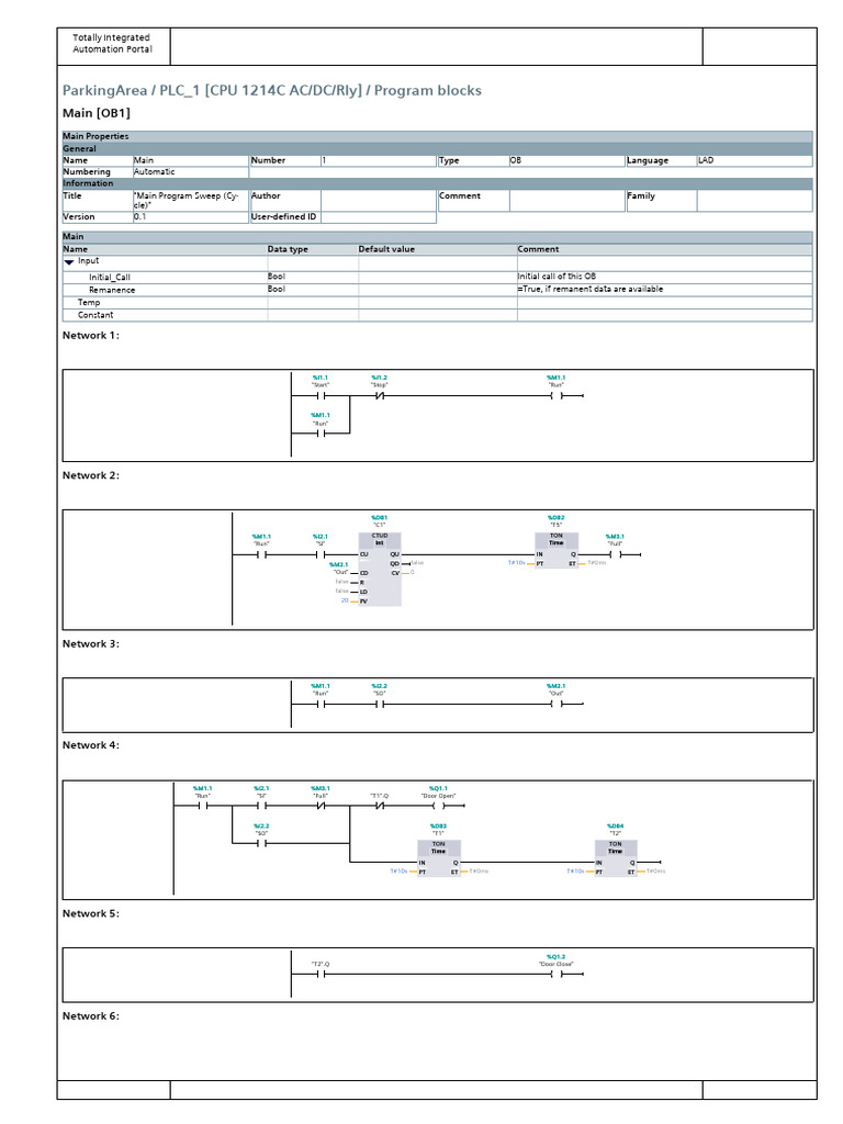 PLC Program Blocks Overview | PDF | Computer Programming
