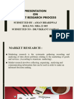Presentation On Market Research of Any Market (6) Research