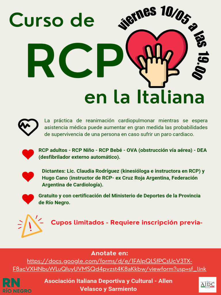 Curso Gratuito de RCP y DEA | PDF | Ciencia y matemáticas