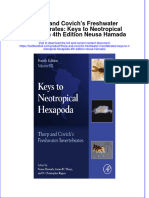 Download pdf Thorp And Covichs Freshwater Invertebrates Keys To Neotropical Hexapoda 4Th Edition Neusa Hamada ebook full chapter 